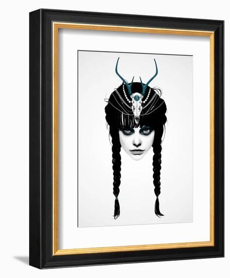 Wakeful Warrior-Ruben Ireland-Framed Art Print