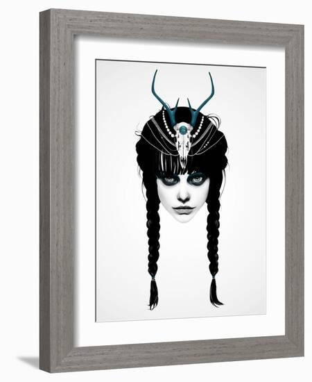 Wakeful Warrior-Ruben Ireland-Framed Art Print