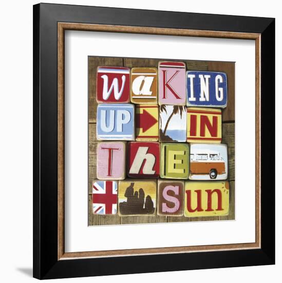 Waking Up In The Sun-Norfolk Boy-Framed Art Print