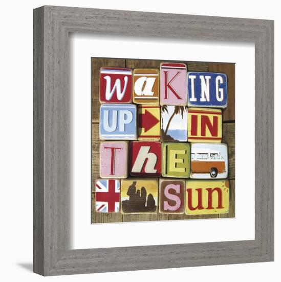 Waking Up In The Sun-Norfolk Boy-Framed Art Print
