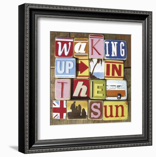 Waking Up In The Sun-Norfolk Boy-Framed Art Print