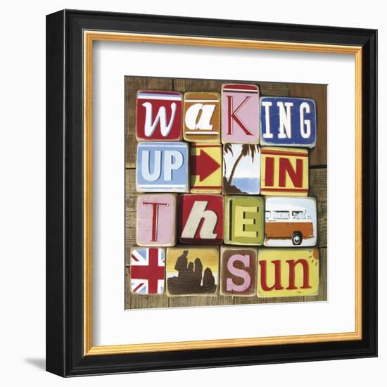 Waking Up In The Sun-Norfolk Boy-Framed Art Print