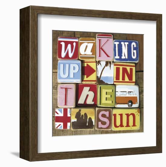 Waking Up In The Sun-Norfolk Boy-Framed Art Print