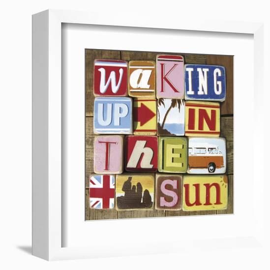 Waking Up In The Sun-Norfolk Boy-Framed Art Print