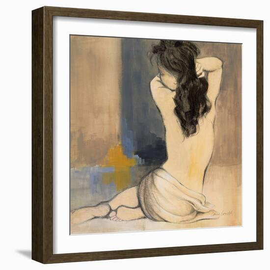 Waking Woman I (Blue)-Lanie Loreth-Framed Art Print