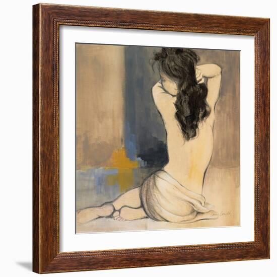 Waking Woman I (Blue)-Lanie Loreth-Framed Art Print