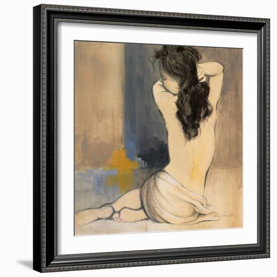 Waking Woman I (Blue)-Lanie Loreth-Framed Art Print