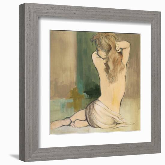 Waking Woman I (Green)-Lanie Loreth-Framed Art Print