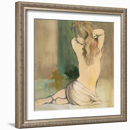 Waking Woman I (Green)-Lanie Loreth-Framed Art Print