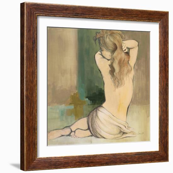 Waking Woman I (Green)-Lanie Loreth-Framed Art Print