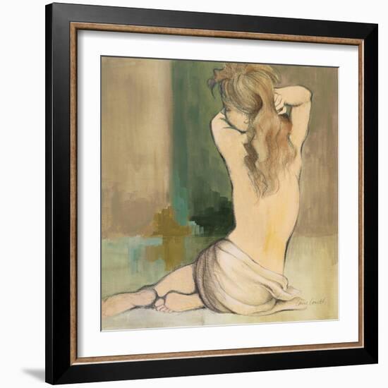 Waking Woman I (Green)-Lanie Loreth-Framed Art Print