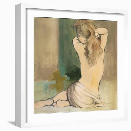 Waking Woman I (Green)-Lanie Loreth-Framed Art Print