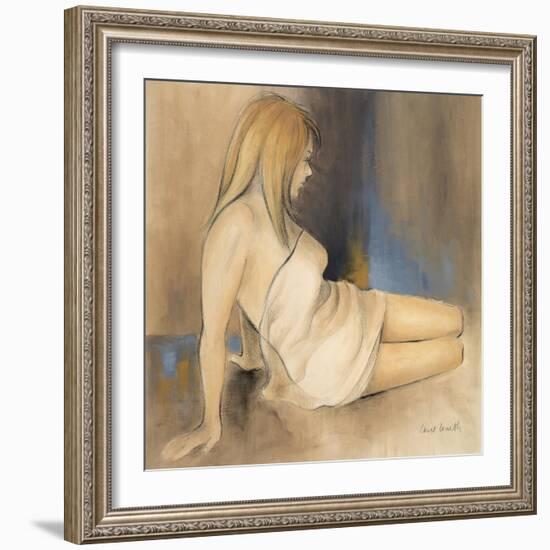 Waking Woman II (Blue)-Lanie Loreth-Framed Art Print