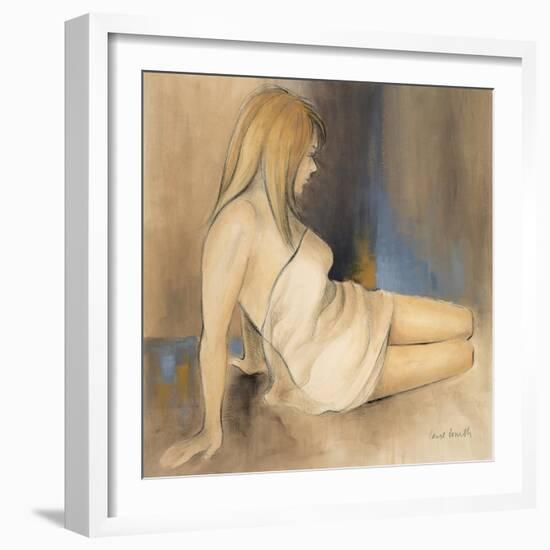 Waking Woman II (Blue)-Lanie Loreth-Framed Art Print