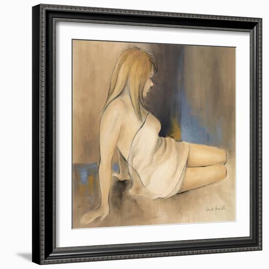 Waking Woman II (Blue)-Lanie Loreth-Framed Art Print