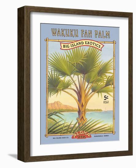 Wakuku Fan Palm-Kerne Erickson-Framed Art Print