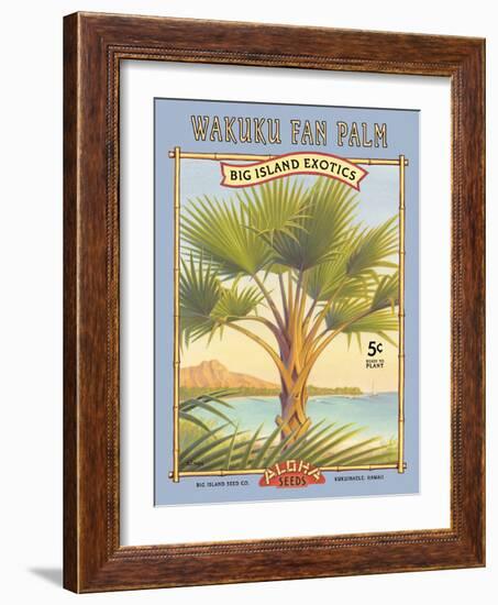 Wakuku Fan Palm-Kerne Erickson-Framed Art Print