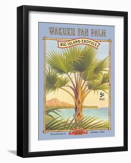 Wakuku Fan Palm-Kerne Erickson-Framed Art Print