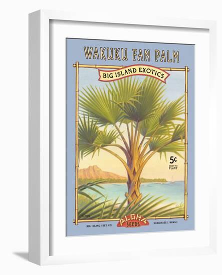 Wakuku Fan Palm-Kerne Erickson-Framed Art Print