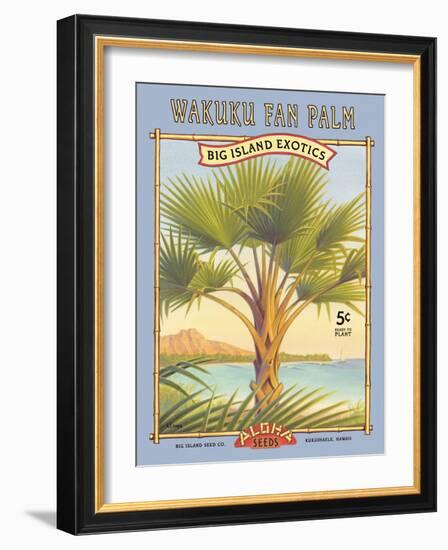 Wakuku Fan Palm-Kerne Erickson-Framed Art Print