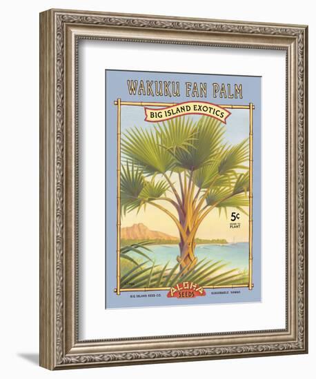 Wakuku Fan Palm-Kerne Erickson-Framed Art Print