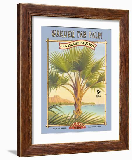 Wakuku Fan Palm-Kerne Erickson-Framed Art Print