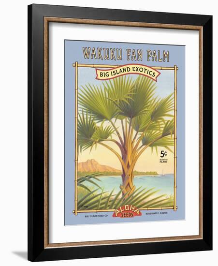 Wakuku Fan Palm-Kerne Erickson-Framed Art Print