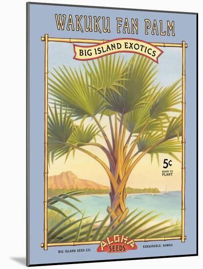 Wakuku Fan Palm-Kerne Erickson-Mounted Art Print