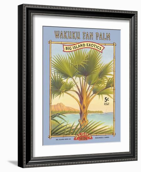 Wakuku Fan Palm-Kerne Erickson-Framed Art Print