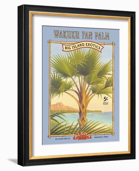 Wakuku Fan Palm-Kerne Erickson-Framed Art Print