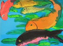 Four Ducks-Walasse Ting-Art Print