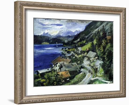 Walchensee, 1920-Lovis Corinth-Framed Giclee Print