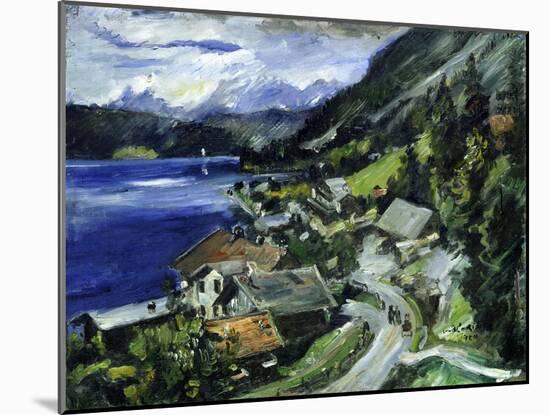 Walchensee, 1920-Lovis Corinth-Mounted Giclee Print