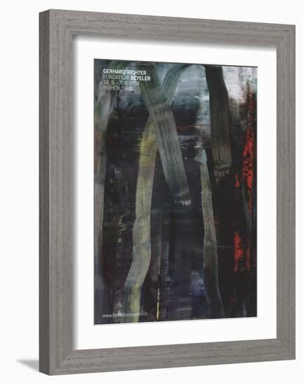 Wald (Forest)-Gerhard Richter-Framed Art Print