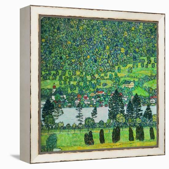 Waldabhang in Unterach Am Attersee, 1917, Slope in a Forest on Atterse-Lake-Gustav Klimt-Framed Premier Image Canvas