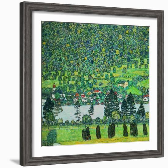 Waldabhang in Unterach Am Attersee, 1917, Slope in a Forest on Atterse-Lake-Gustav Klimt-Framed Giclee Print