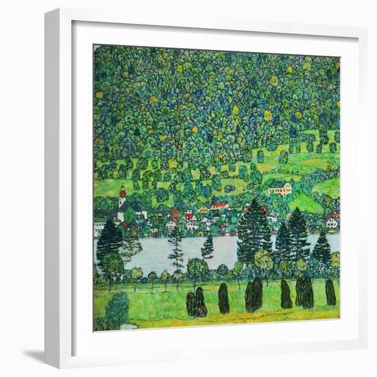 Waldabhang in Unterach Am Attersee, 1917, Slope in a Forest on Atterse-Lake-Gustav Klimt-Framed Giclee Print