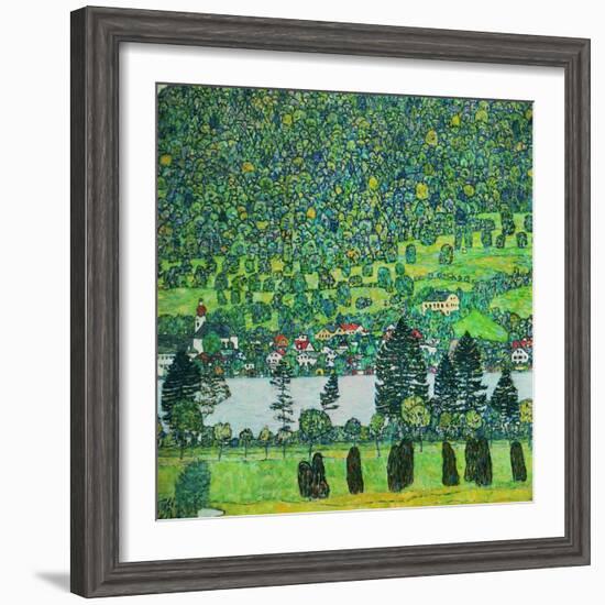 Waldabhang in Unterach Am Attersee, 1917, Slope in a Forest on Atterse-Lake-Gustav Klimt-Framed Giclee Print