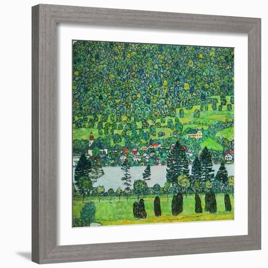 Waldabhang in Unterach Am Attersee, 1917, Slope in a Forest on Atterse-Lake-Gustav Klimt-Framed Giclee Print