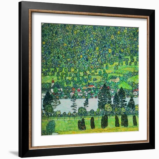 Waldabhang in Unterach Am Attersee, 1917, Slope in a Forest on Atterse-Lake-Gustav Klimt-Framed Giclee Print