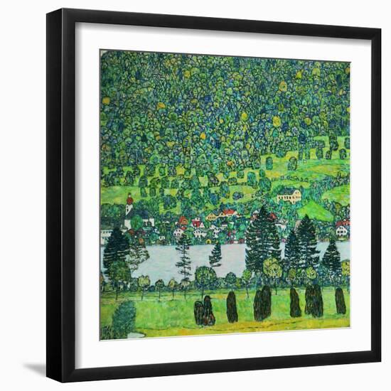 Waldabhang in Unterach Am Attersee, 1917, Slope in a Forest on Atterse-Lake-Gustav Klimt-Framed Giclee Print