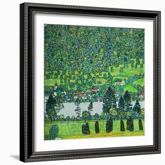 Waldabhang in Unterach Am Attersee, 1917, Slope in a Forest on Atterse-Lake-Gustav Klimt-Framed Giclee Print