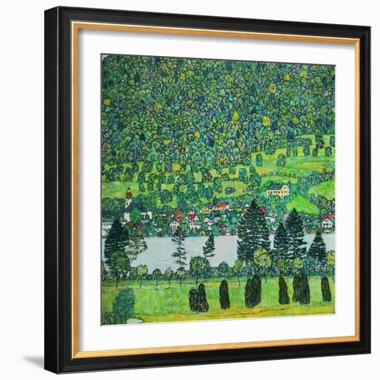 Waldabhang in Unterach Am Attersee, 1917, Slope in a Forest on Atterse-Lake-Gustav Klimt-Framed Giclee Print