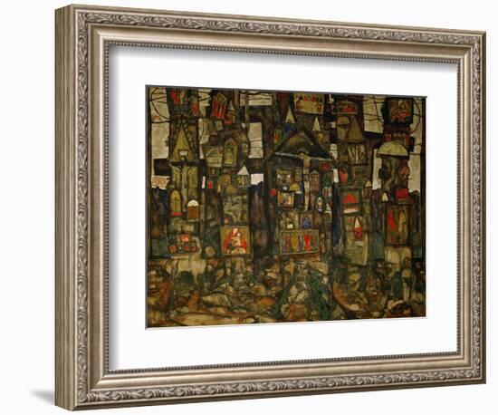 Waldandacht (Shrines in the Wood), 1915-Egon Schiele-Framed Giclee Print