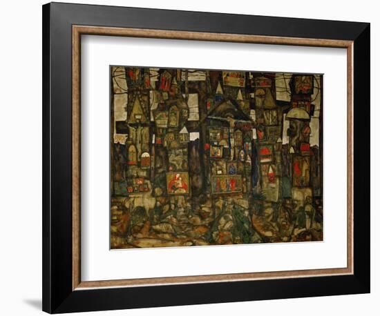 Waldandacht (Shrines in the Wood), 1915-Egon Schiele-Framed Giclee Print