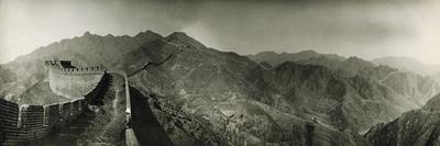 Great Wall of China, 1906 - View from a watch towers-Waldemar Abegg-Giclee Print