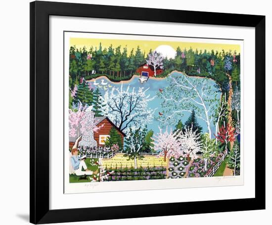 Walden Pond in Spring-Kay Ameche-Framed Limited Edition