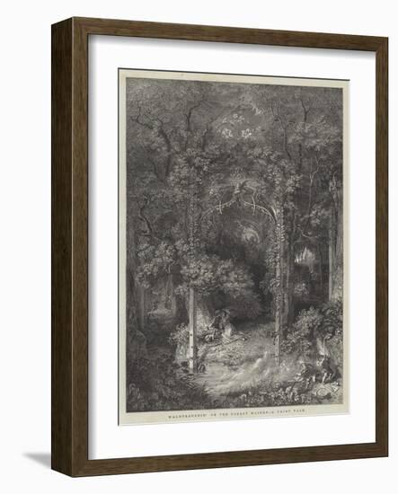 Waldfraulein,' or the Forest Maiden, a Fairy Tale-Edward Killingworth Johnson-Framed Giclee Print