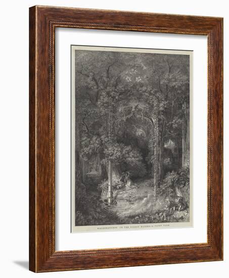 Waldfraulein,' or the Forest Maiden, a Fairy Tale-Edward Killingworth Johnson-Framed Giclee Print