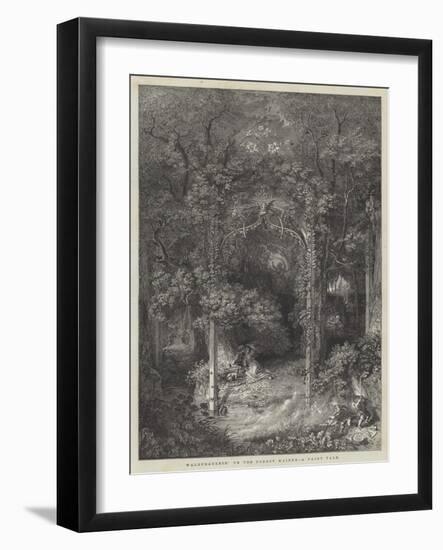 Waldfraulein,' or the Forest Maiden, a Fairy Tale-Edward Killingworth Johnson-Framed Giclee Print